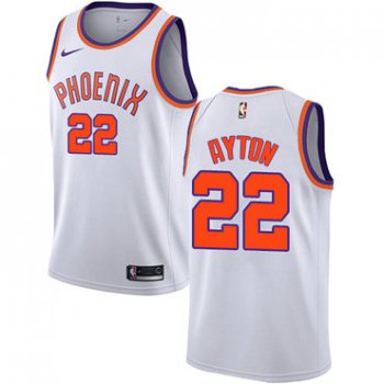 Nike Phoenix Suns #22 Deandre Ayton White NBA Swingman Association Edition Jersey