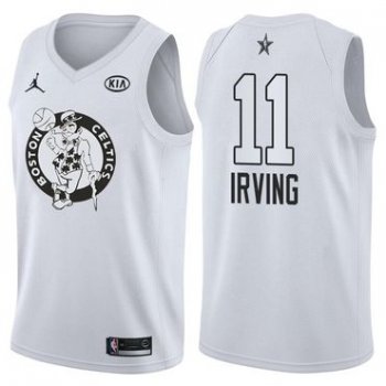 Celtics 11 Kyrie Irving Jordan Brand White 2018 All-Star Game Swingman Jersey