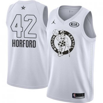 Nike Celtics #42 Al Horford White NBA Jordan Swingman 2018 All-Star Game Jersey