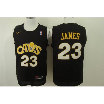 Nike Cleveland Cavaliers #23 LeBron James Black Men's Stitched NBA Jersey
