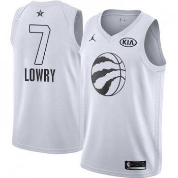 Nike Raptors #7 Kyle Lowry White NBA Jordan Swingman 2018 All-Star Game Jersey