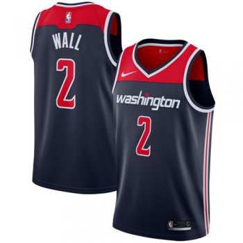 Nike Washington Wizards #2 John Wall Navy Blue NBA Swingman Statement Edition Jersey