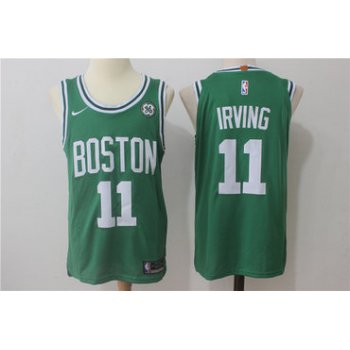 Men's Boston Celtics #11 Kyrie Irving Green Stitched NBA Adidas Revolution 30 Swingman Jersey