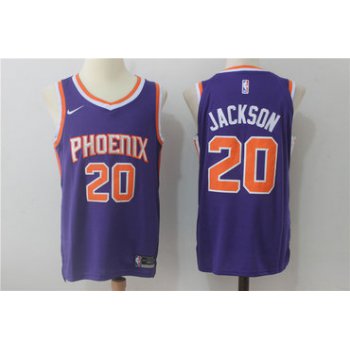 Men's Phoenix Suns #20 Josh Jackson New Purple 2017-2018 Nike Swingman Stitched NBA Jersey