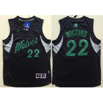 Men's Minnesota Timberwolves #22 Andrew Wiggins adidas Black 2016 Christmas Day Stitched NBA Swingman Jersey