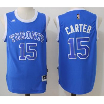 Men's Toronto Raptors #15 Vince Carter Blue Stitched 2017 NBA Adidas Revolution 30 Swingman Jersey
