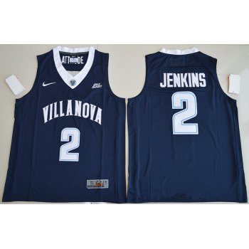 Men's Villanova Wildcats #2 Kris Jenkins Navy Blue College Basketball Nike Swingman Stitched NCAA Jersey