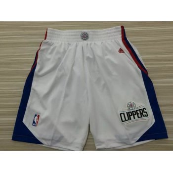 Men's Los Angeles Clippers 2015-16 White Short