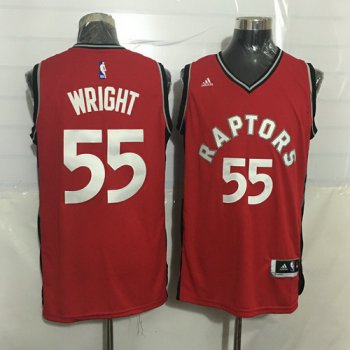 Men's Toronto Raptors #55 Delon Wright Red New NBA Rev 30 Swingman Jersey