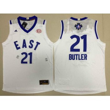 2015-16 NBA Eastern All-Stars Men's #21 Jimmy Butler Revolution 30 Swingman White Jersey