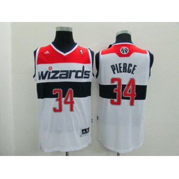 Washington Wizards #34 Paul Pierce Revolution 30 Swingman 2014 White Jersey