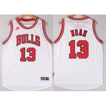 Chicago Bulls #13 Joakim Noah Revolution 30 Swingman 2014 New White Jersey