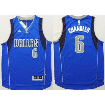 Dallas Mavericks #6 Tyson Chandler Revolution 30 Swingman 2014 New Light Blue Jersey