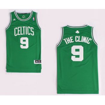 Boston Celtics #9 The Clinic Nickname Green Swingman Jersey