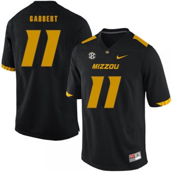 Missouri Tigers 11 Blaine Gabbert Black Nike College Football Jersey