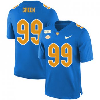 Pittsburgh Panthers 99 Hugh Green Blue 150th Anniversary Patch Nike College Football Jersey