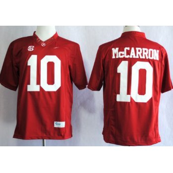 Alabama Crimson Tide #10 A.J. McCarron 2014 Red Limited Jersey