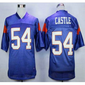 Blue Mountain State #54 Thad Castle Blue 2015 College Football Jersey
