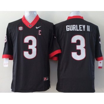Georgia Bulldogs #3 Todd Gurley 2014 Black Limited Jersey