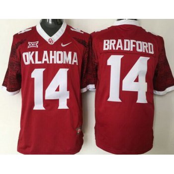 Men's Oklahoma Sooners #14 Sam Bradford Red 2016 College Football Nike Limited Jersey