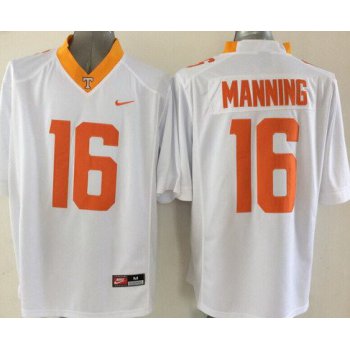 Men's Tennessee Volunteers #16 Peyton Manning White 2015 NCAA Football Nike Jersey