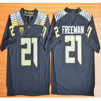 Oregon Duck #21 Royce Freeman Black College Football Nike Limited Jersey