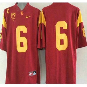 USC Trojans #6 Cody Kessler Red 2015 College Football Nike Limited Jersey