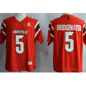 Louisville Cardinals #5 Teddy Bridgewater Red Jersey