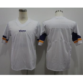 Nike Vikings Blank White Vapor Untouchable Limited Jersey