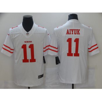 Men San Francisco 49ers 11 Aiyuk White Nike Vapor Untouchable Limited 2021 NFL Jersey