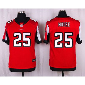 Men's Atlanta Falcons #25 William Moore Red Team Color NFL Nike Elite Jersey
