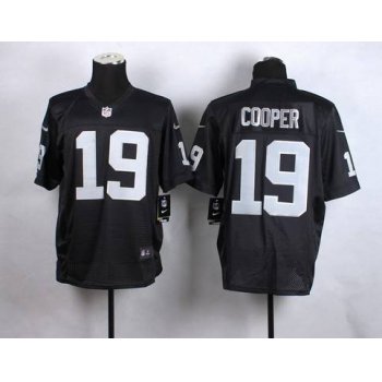 Men's Oakland Raiders #19 Amari Cooper Nike Black Elite Jersey
