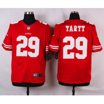 Men's San Francisco 49ers #29 Jaquiski Tartt Scarlet Red Team Color NFL Nike Elite Jersey
