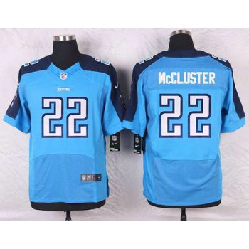 Men's Tennessee Titans #22 Dexter McCluster Light Blue Team Color NFL Nike Elite Jersey