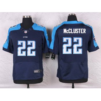 Men's Tennessee Titans #22 Dexter McCluster Navy Blue Alternate NFL Nike Elite Jersey