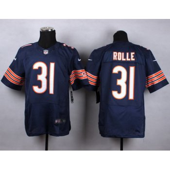 Nike Chicago Bears #31 Antrel Rolle Blue Elite Jersey