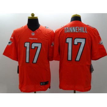 Nike Miami Dolphins #17 Ryan Tannehill 2013 Orange Elite Jersey