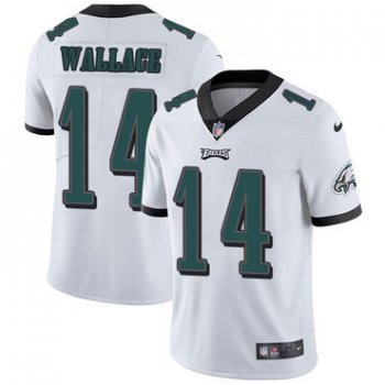 Nike Philadelphia Eagles #14 Mike Wallace White Men's Stitched NFL Vapor Untouchable Limited Jersey