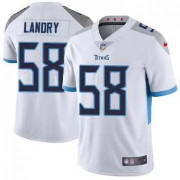 Nike Tennessee Titans #58 Harold Landry White Men's Stitched NFL Vapor Untouchable Limited Jersey
