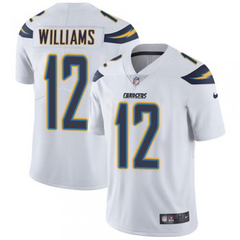 Nike San Diego Chargers #12 Mike Williams White Men's Stitched NFL Vapor Untouchable Limited Jersey