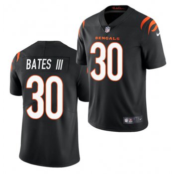 Men's Cincinnati Bengals #30 Jessie Bates III 2021 New Black Vapor Untouchable Limited Stitched Jersey