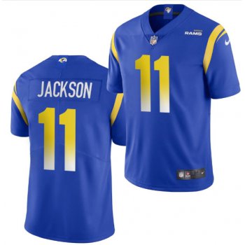Men's Los Angeles Rams #11 DeSean Jackson 2020 Blue Vapor Untouchable Limited Stitched Jersey