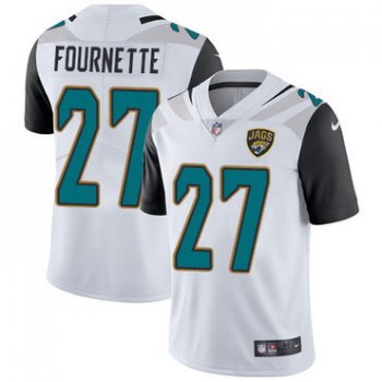 Nike Jacksonville Jaguars #27 Leonard Fournette White Men's Stitched NFL Vapor Untouchable Limited Jersey