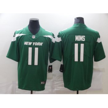 Nike Jets 11 Denzel Mims Green Vapor Untouchable Limited Jersey