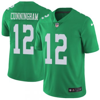 Nike Philadelphia Eagles #12 Randall Cunningham Green Men's Stitched NFL Limited Rush Jersey