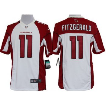 Nike Arizona Cardinals #11 Larry Fitzgerald White Limited Jersey