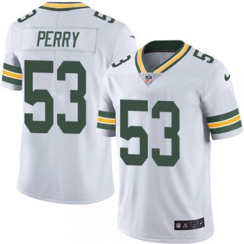Nike Green Bay Packers #53 Nick Perry White Men's Stitched NFL Vapor Untouchable Limited Jersey