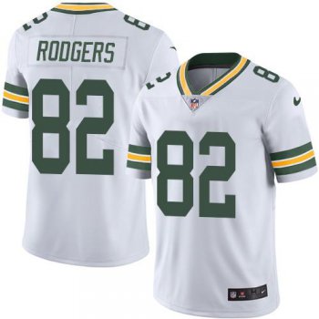 Nike Green Bay Packers #82 Richard Rodgers White Men's Stitched NFL Vapor Untouchable Limited Jersey