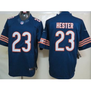 Nike Chicago Bears #23 Devin Hester Blue Limited Jersey