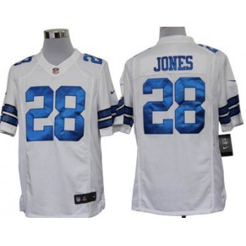 Nike Dallas Cowboys #28 Felix Jones White Limited Jersey